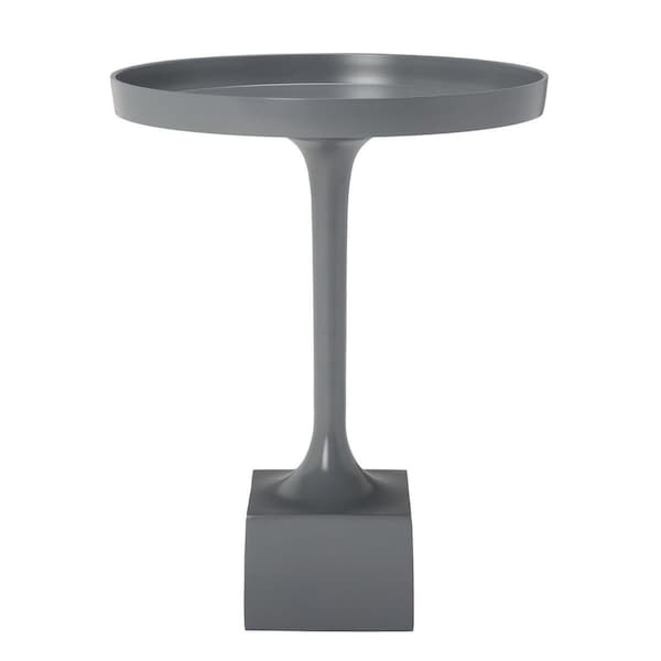 Safavieh Corvus Round Side Table, Dark Grey FOX5519B - main